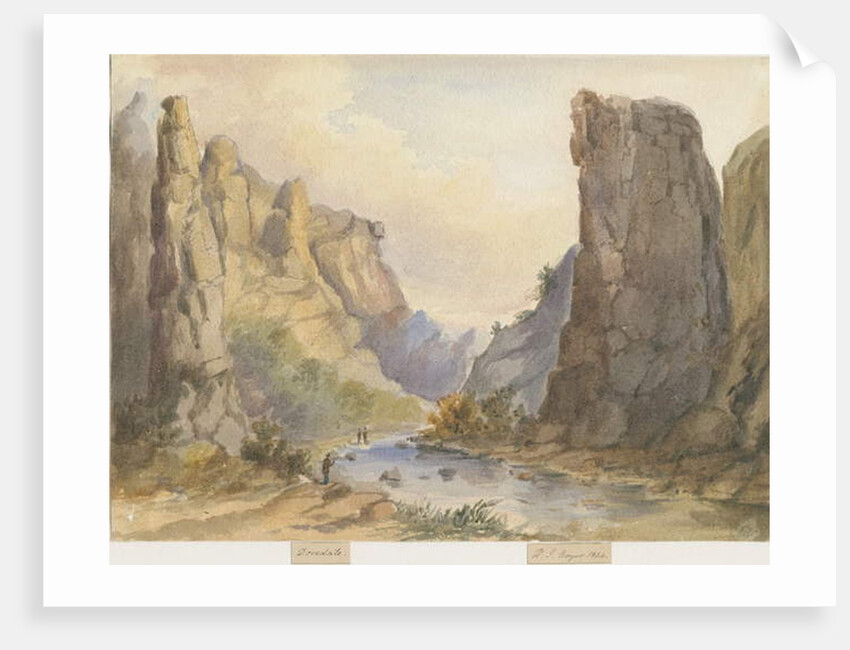 Dovedale - landscape by Henry James Noyes