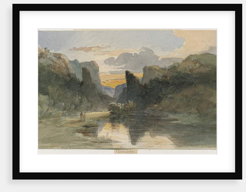 Dovedale - landscape by Thomas Peploe Wood