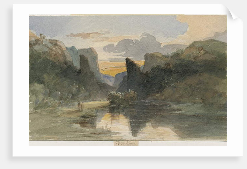 Dovedale - landscape by Thomas Peploe Wood