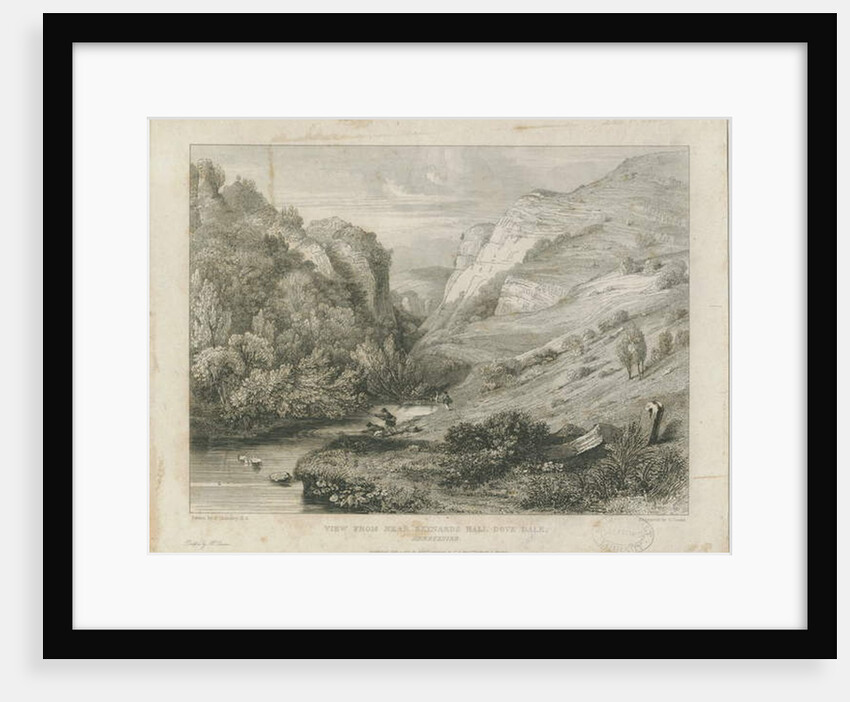 Dovedale - landscape by Francis Legatt Chantrey