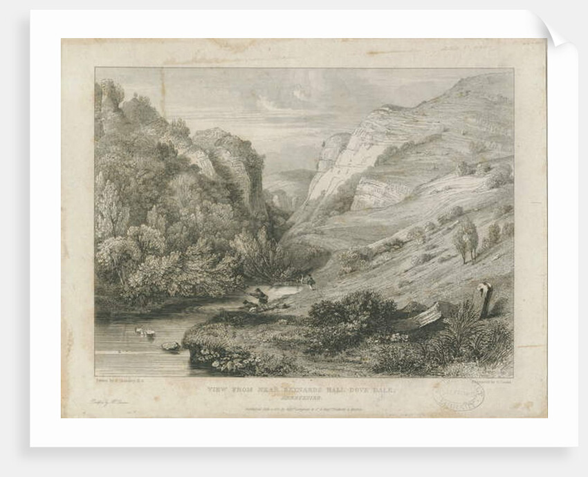 Dovedale - landscape by Francis Legatt Chantrey