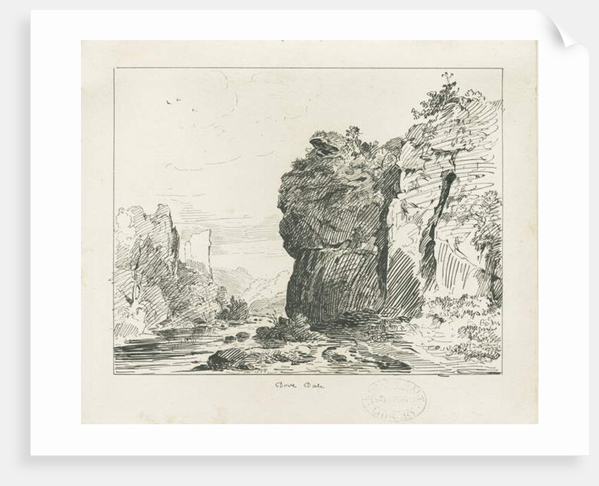 Dovedale - landscape by Thomas Peploe Wood