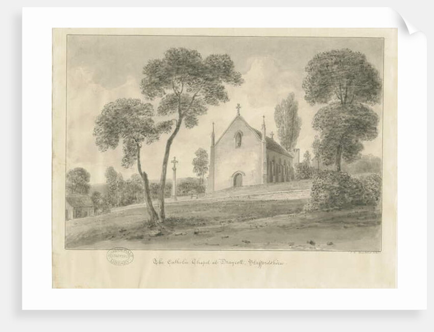 Cresswell - Draycott-in-the-Moors Catholic Chapel by John Chessell Buckler