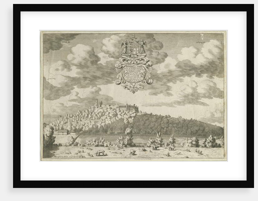 Dudley Castle: copper-plate engraving, nd [1653-1686] by Michael Burghers
