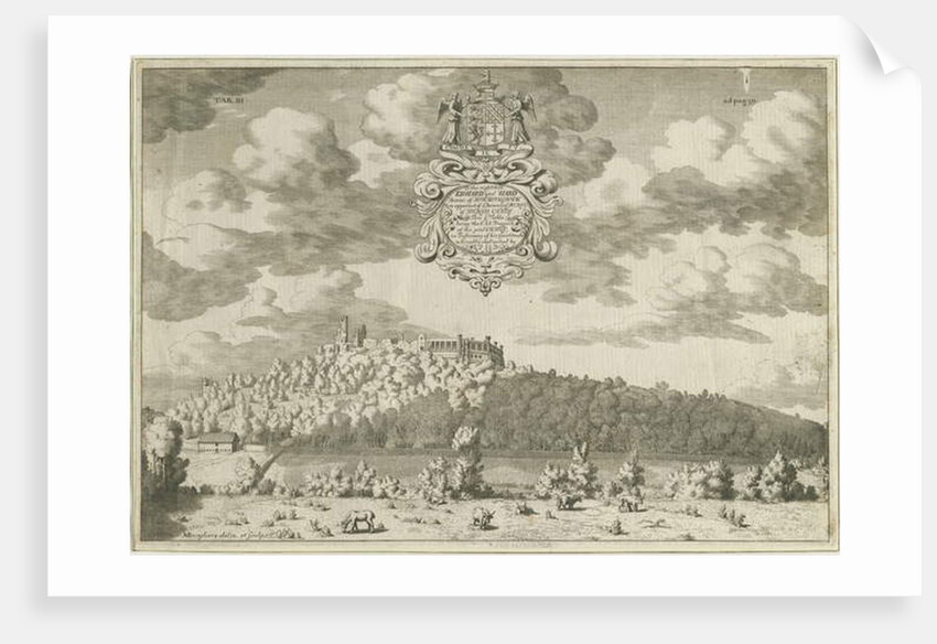 Dudley Castle: copper-plate engraving, nd [1653-1686] by Michael Burghers