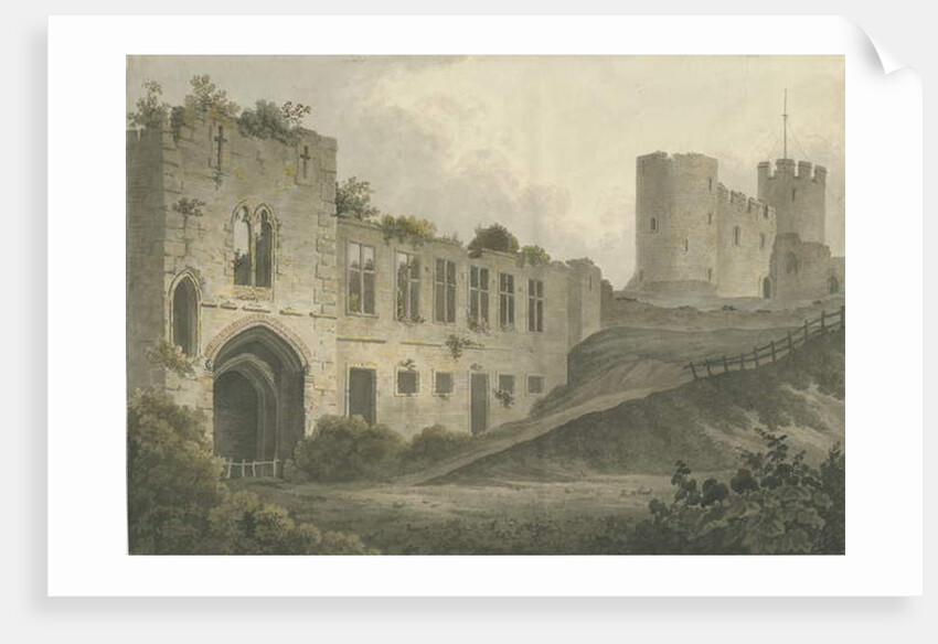 Dudley Castle - The Keep by John Buckler