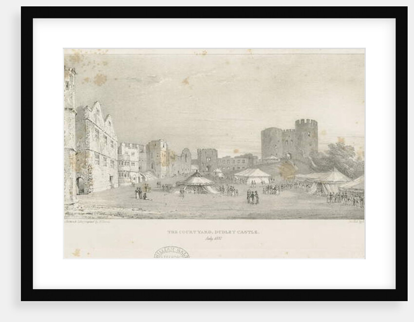 Dudley Castle - The Keep by Charles Joseph Hullmandel