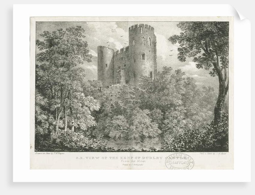 Dudley Castle - The Keep by Charles Joseph Hullmandel