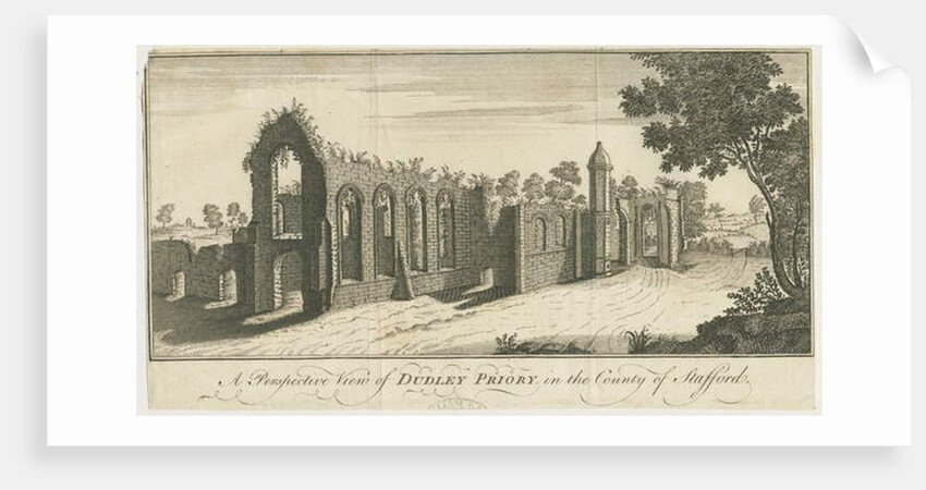 Dudley Priory by Samuel Buck