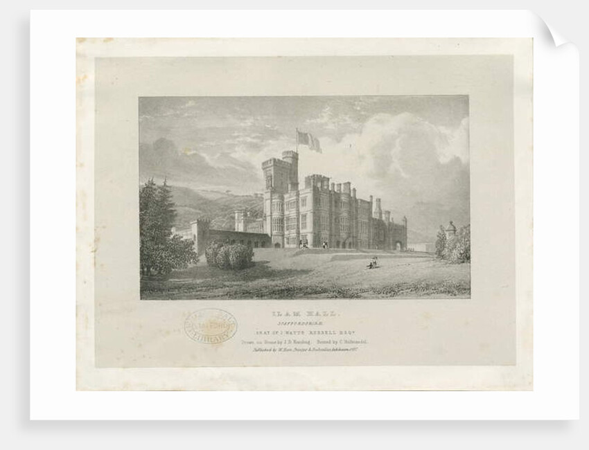 Ilam Hall by James Duffield Harding