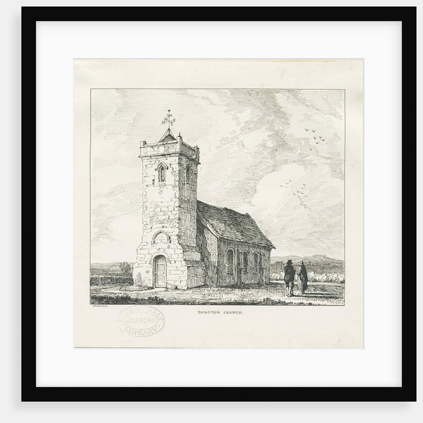 Dunston Church by Thomas Peploe Wood