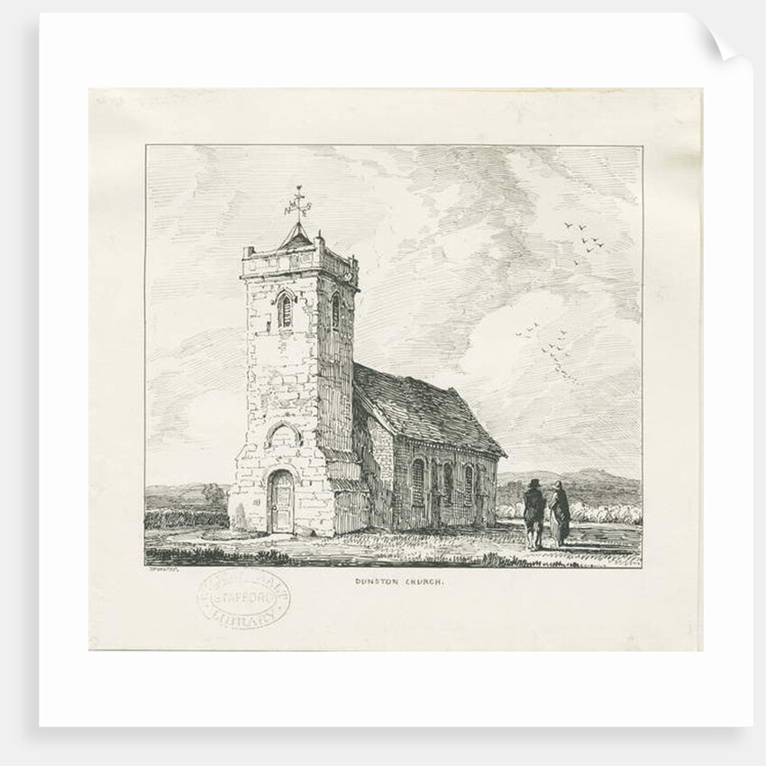 Dunston Church by Thomas Peploe Wood