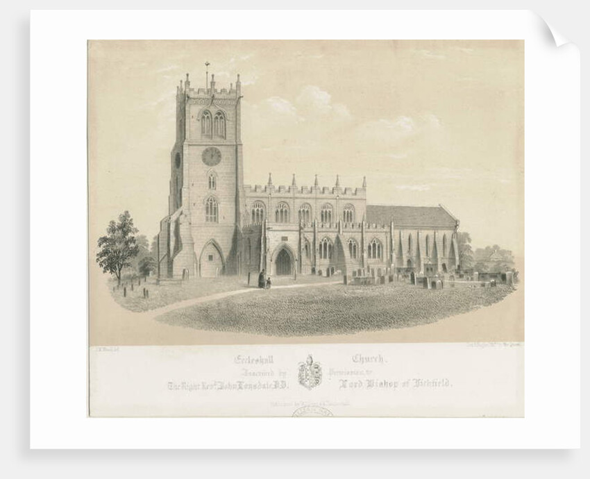 Eccleshall Church by Louis Haghe