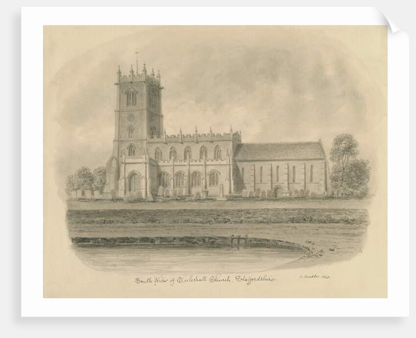 Eccleshall Church by John Buckler