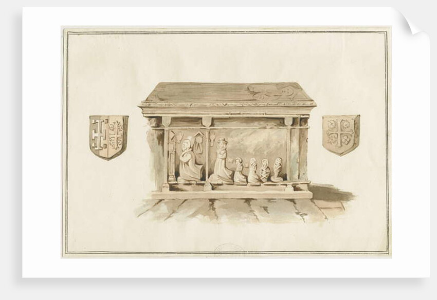 Eccleshall Church - Tomb of Bishop Bentham by School English