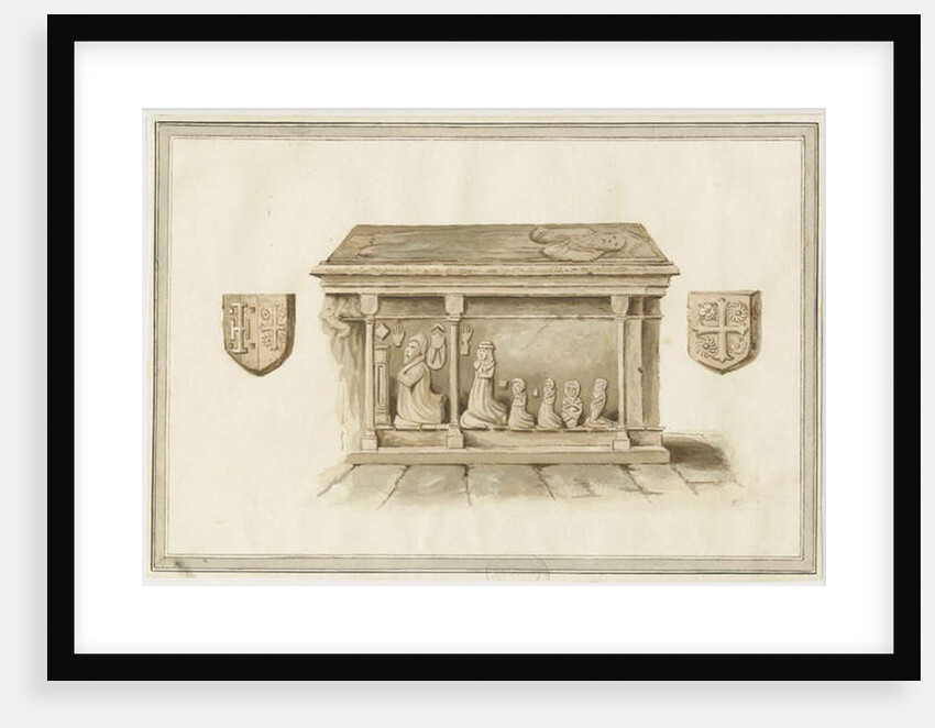 Eccleshall Church: Tomb of Bishop Bentham by School English