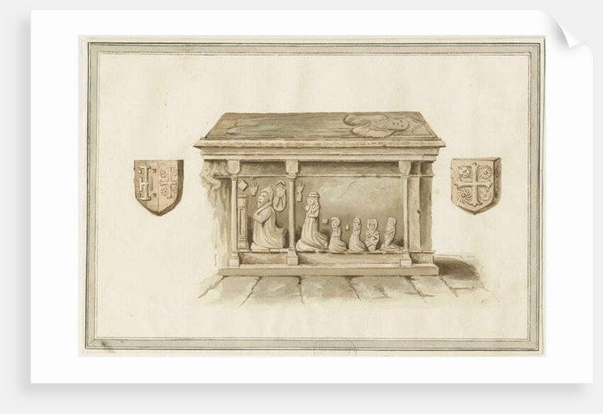 Eccleshall Church: Tomb of Bishop Bentham by School English