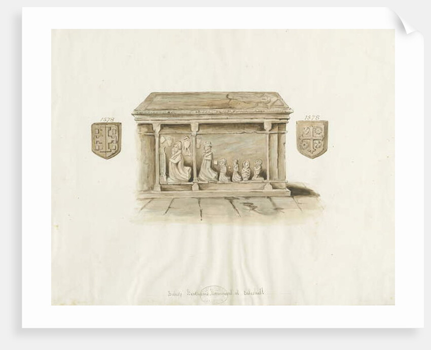 Eccleshall Church: Tomb of Bishop Bentham by School English