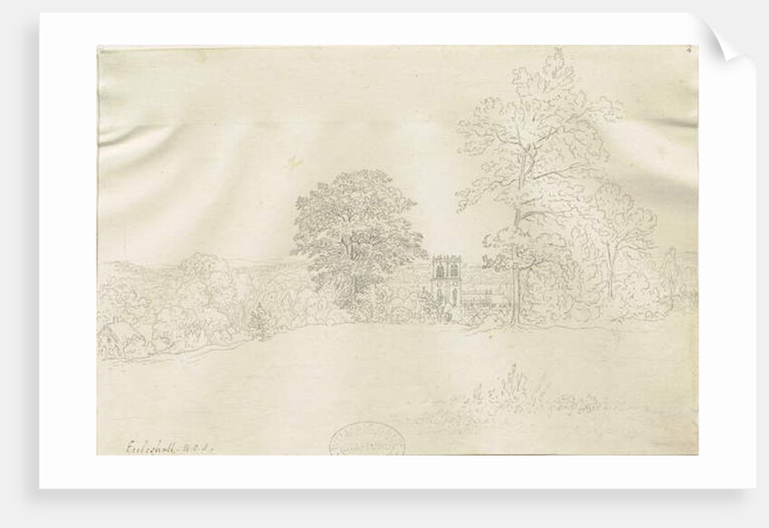 Eccleshall Village by Henry Curzon Allport