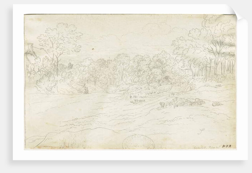 Eccleshall Village by Henry Curzon Allport