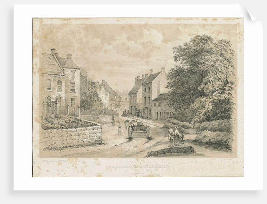 Eccleshall Village by Louis Haghe