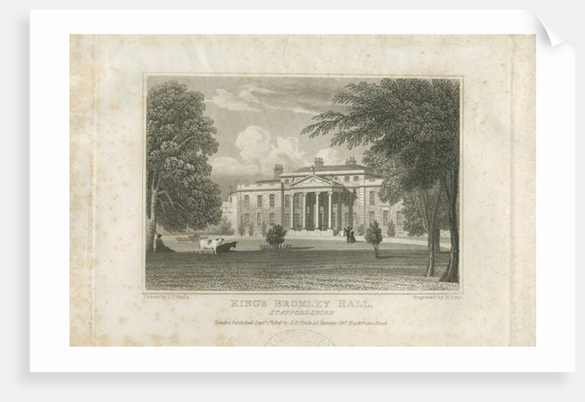 Kings Bromley Hall by J. P. Neale