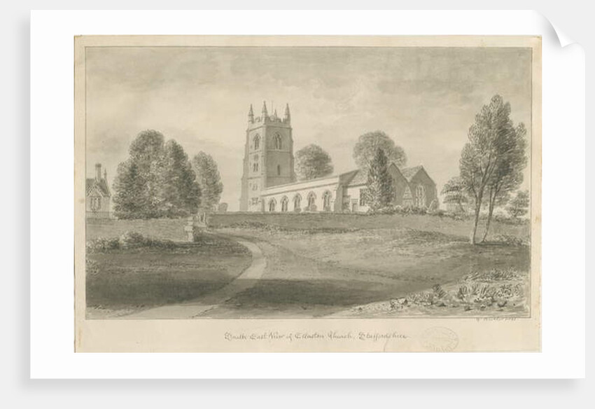 Ellastone Church by George Buckler