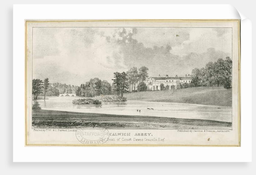 Ellastone - Calwich Abbey by School English