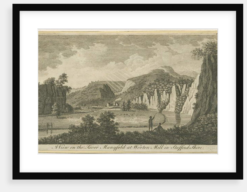 Wetton - Manifold Valley: engraving, nd [late 18th cent] by School English