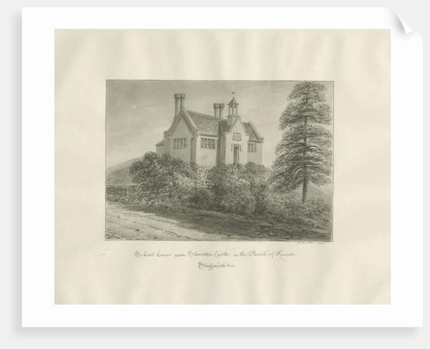 Kinver Town - 'School House' by John Buckler