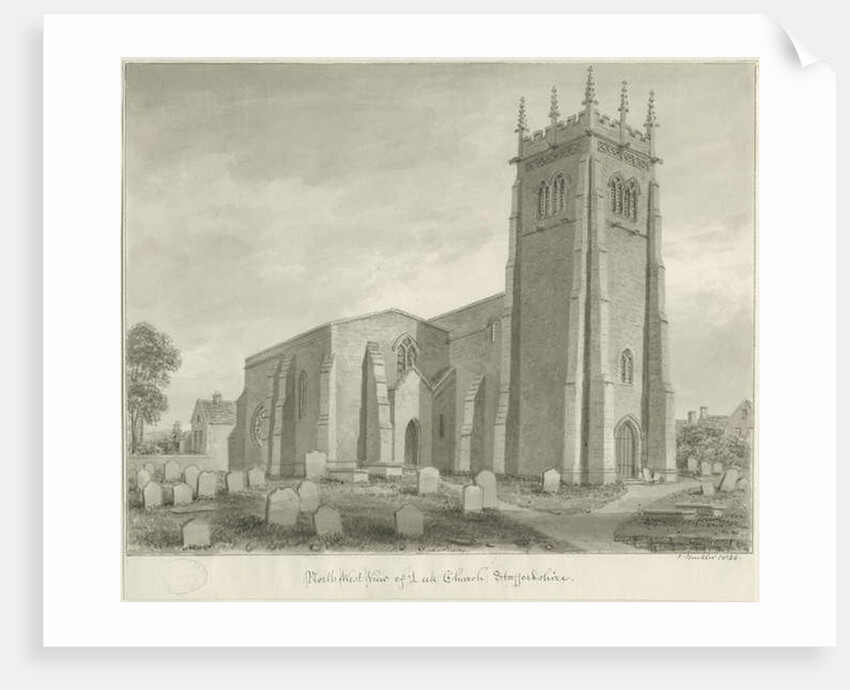 Leek Church by John Buckler
