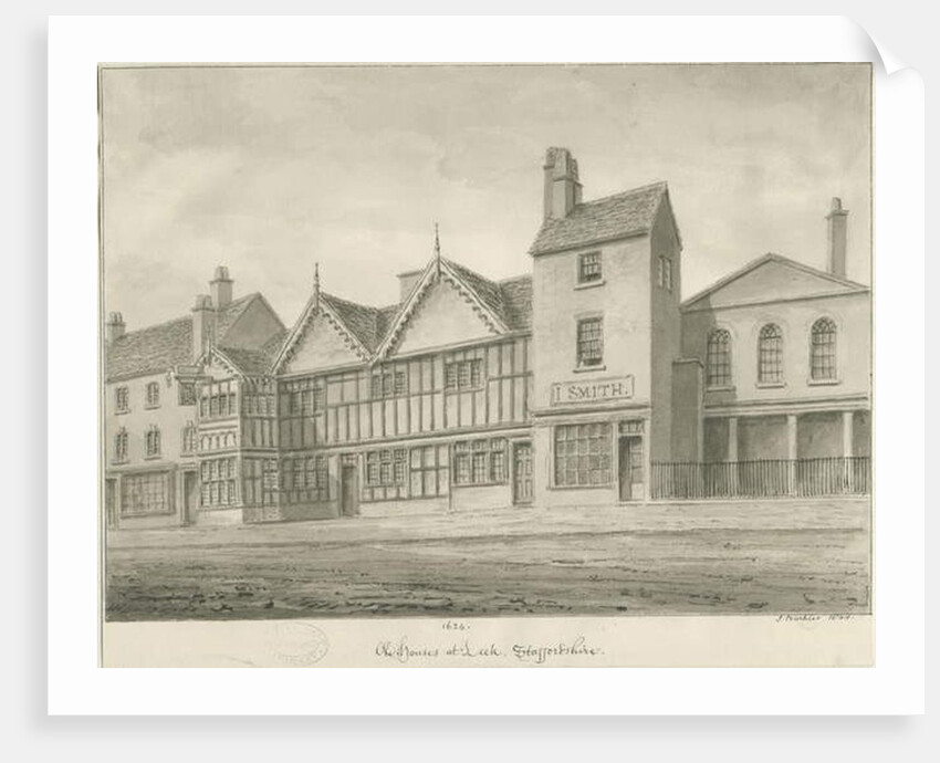 Leek Town - Old Houses by John Buckler