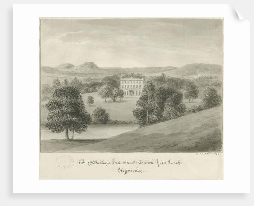 Leek - Ball Haye Hall by John Buckler