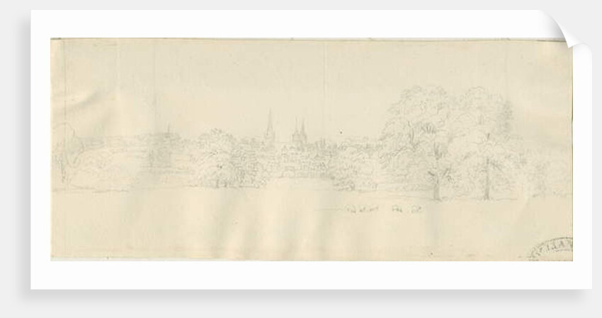 Lichfield - North View by Henry Curzon Allport