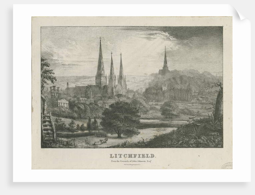 Lichfield - North West View by School English