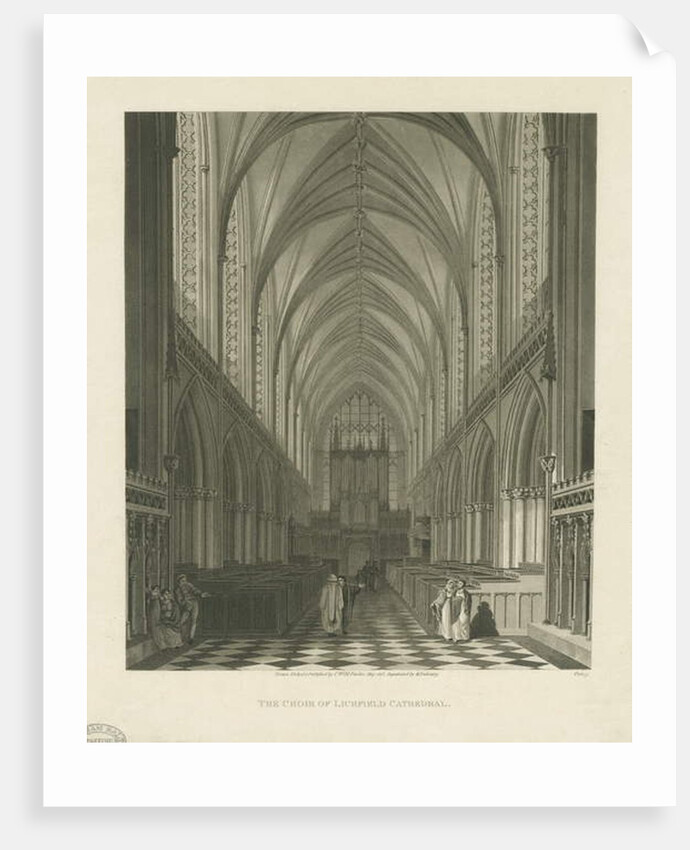 Interior of Lichfield Cathedral by Charles Wild