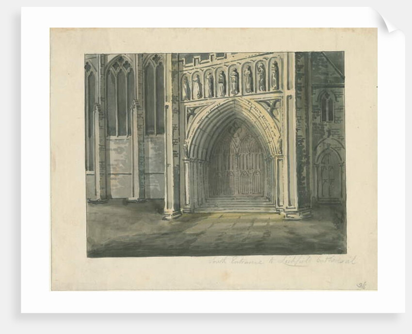 Lichfield Cathedral - South Transept by School English