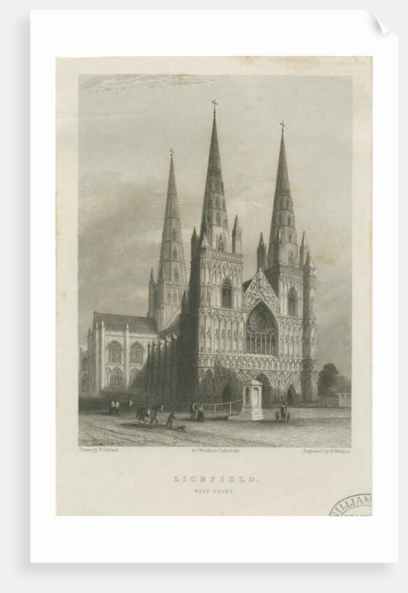 Lichfield Cathedral - West Front by Robert Garland