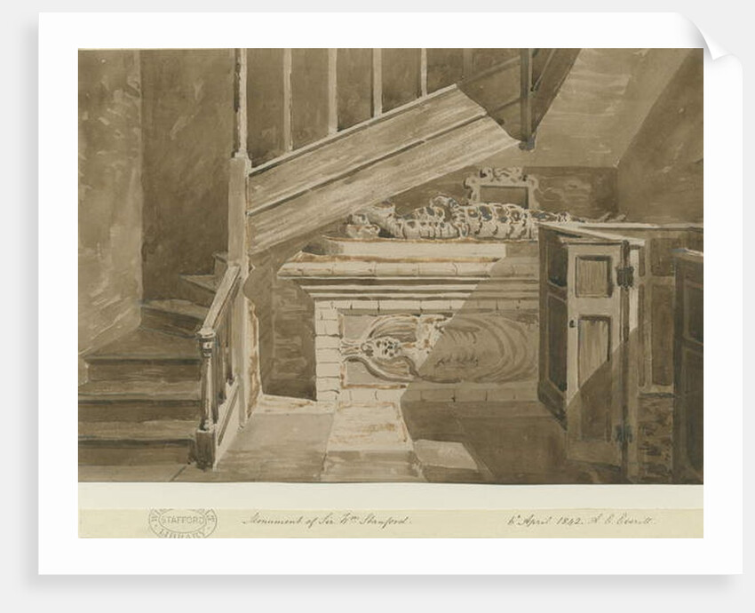 Handsworth - Monument of Sir William Stanford by Allen Edward Everitt