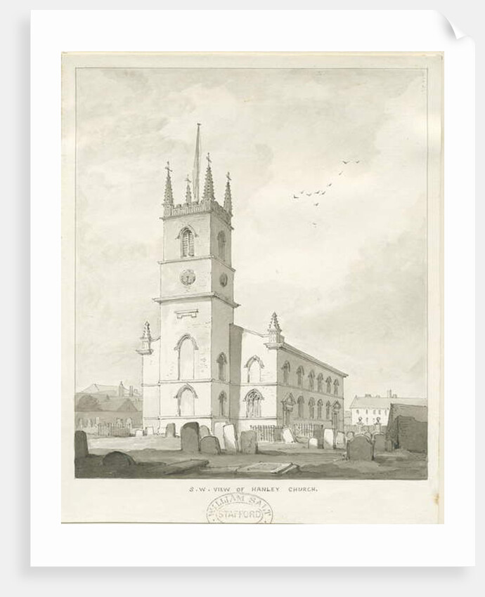 Hanley Church by Thomas Peploe Wood