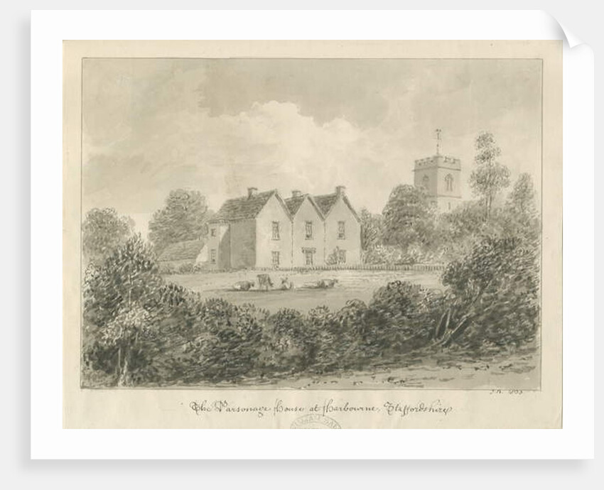 Harborne - Parsonage by John Buckler