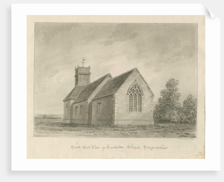 Harlaston Chapel by John Buckler
