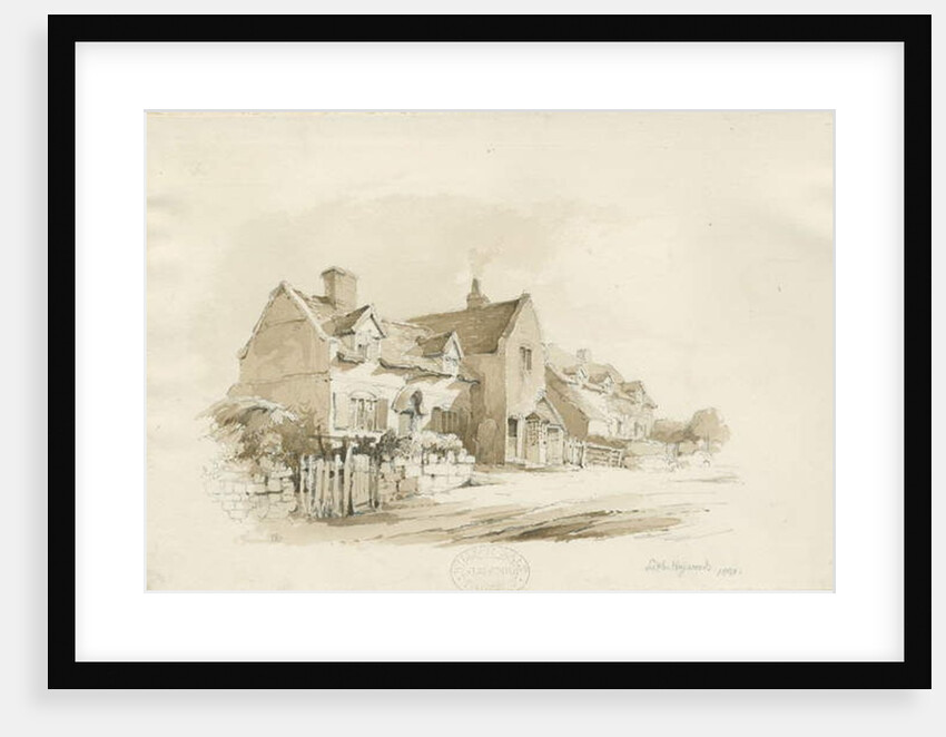 Cottages at Little Haywood by Thomas Peploe Wood