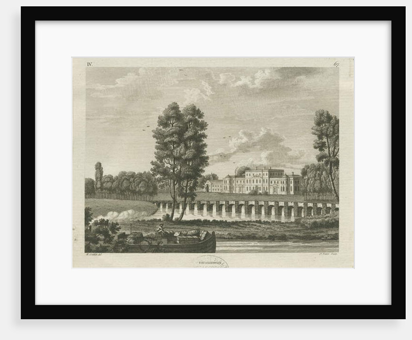Shugborough Hall: engraving by James Fittler