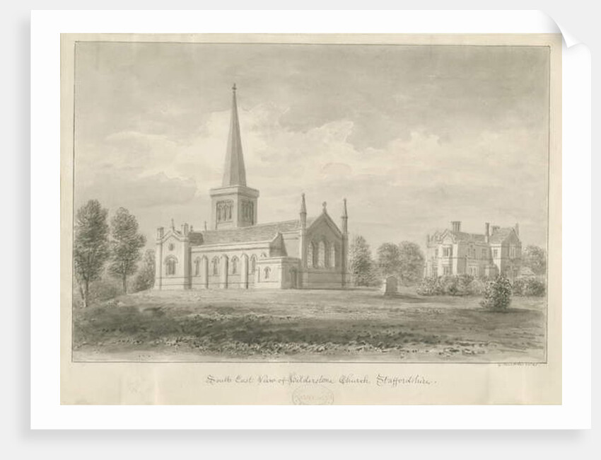 Hilderstone Church by George Buckler