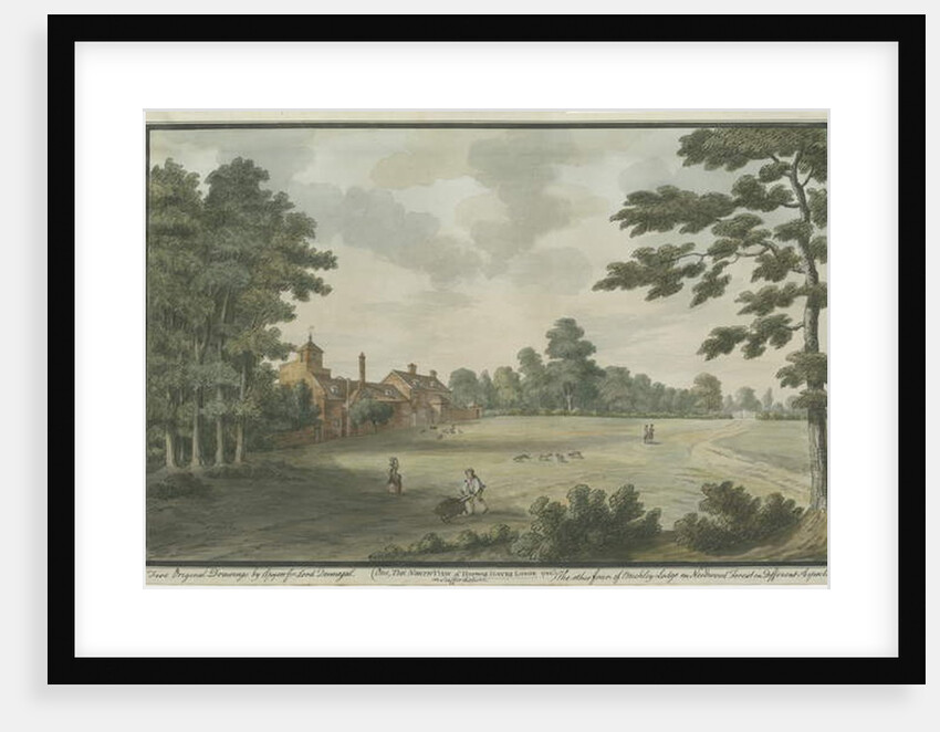 Hopwas Hayes: water colour painting, 1786 by School English