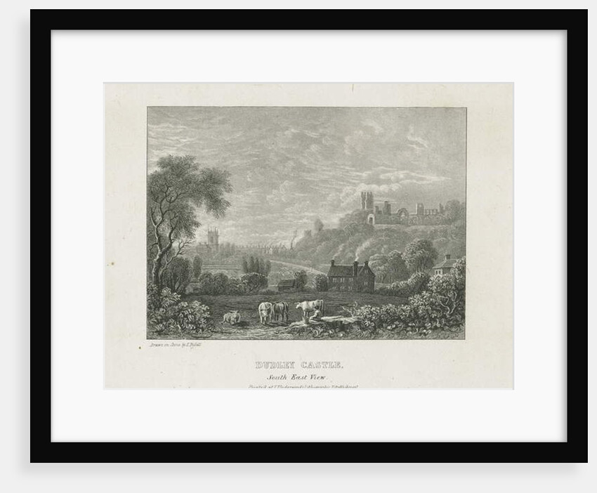 Dudley Castle: copper-plate engraving by Michael Burghers