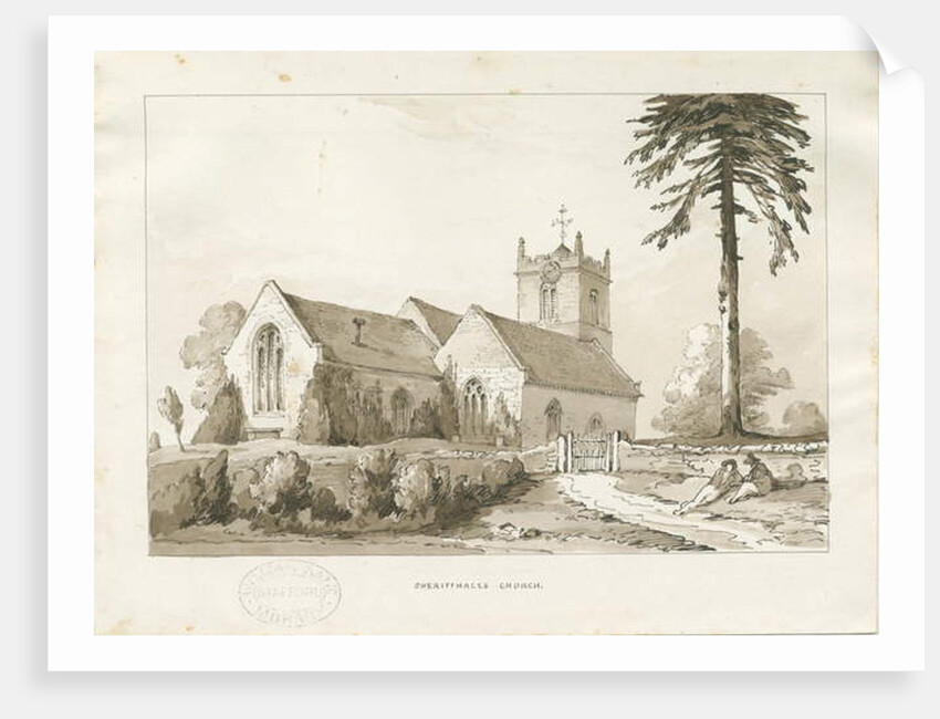 Sheriffhales Church by Thomas Peploe Wood