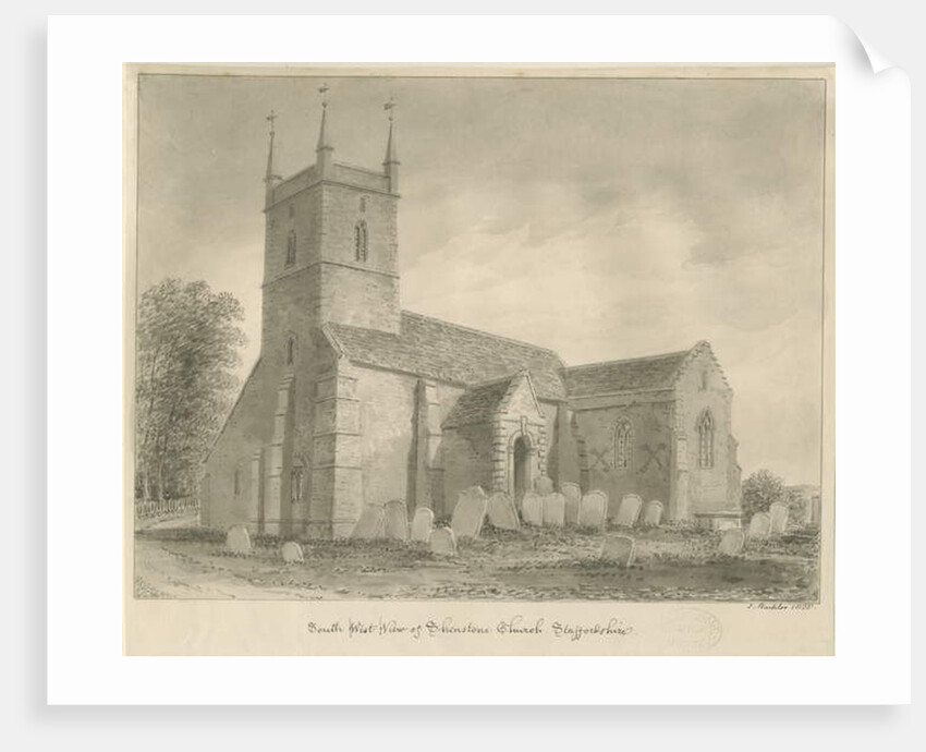 Shenstone Church by John Buckler