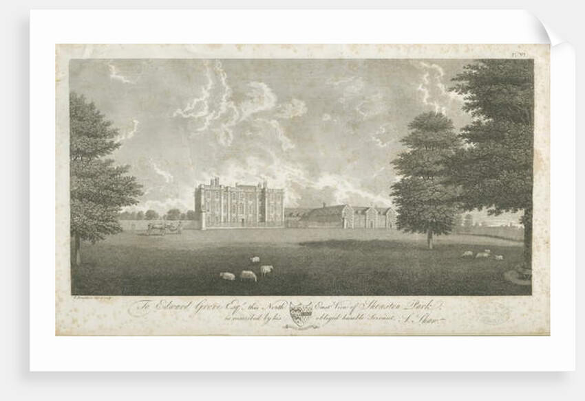 Shenstone Park - Hall: engraving, nd [late 18th cent] by Stebbing Shaw